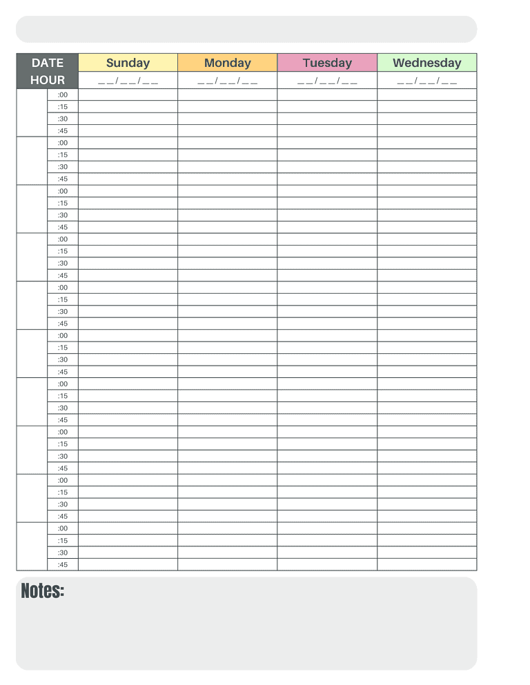 FREE 2-Page Weekly Planner Printable
