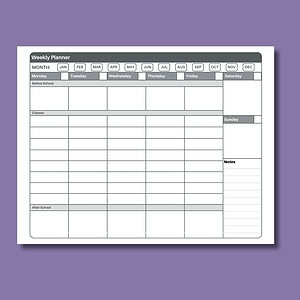 FREE Weekly Student Planner PDF