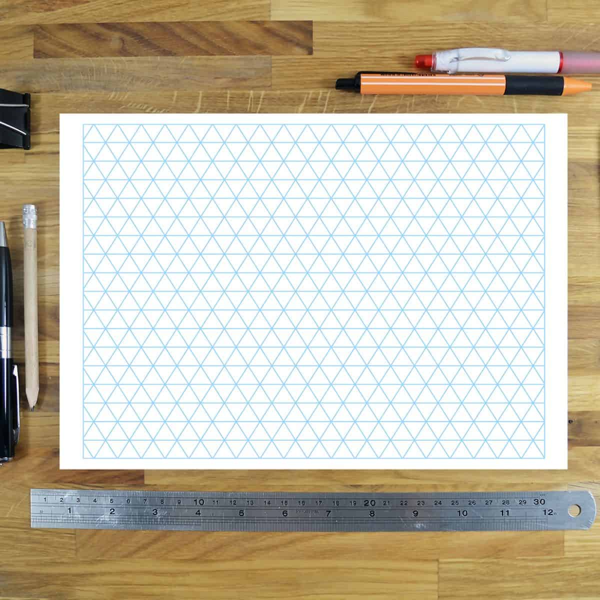 How To Use Isometric Graph Paper How To Use Isometric Graph Paper