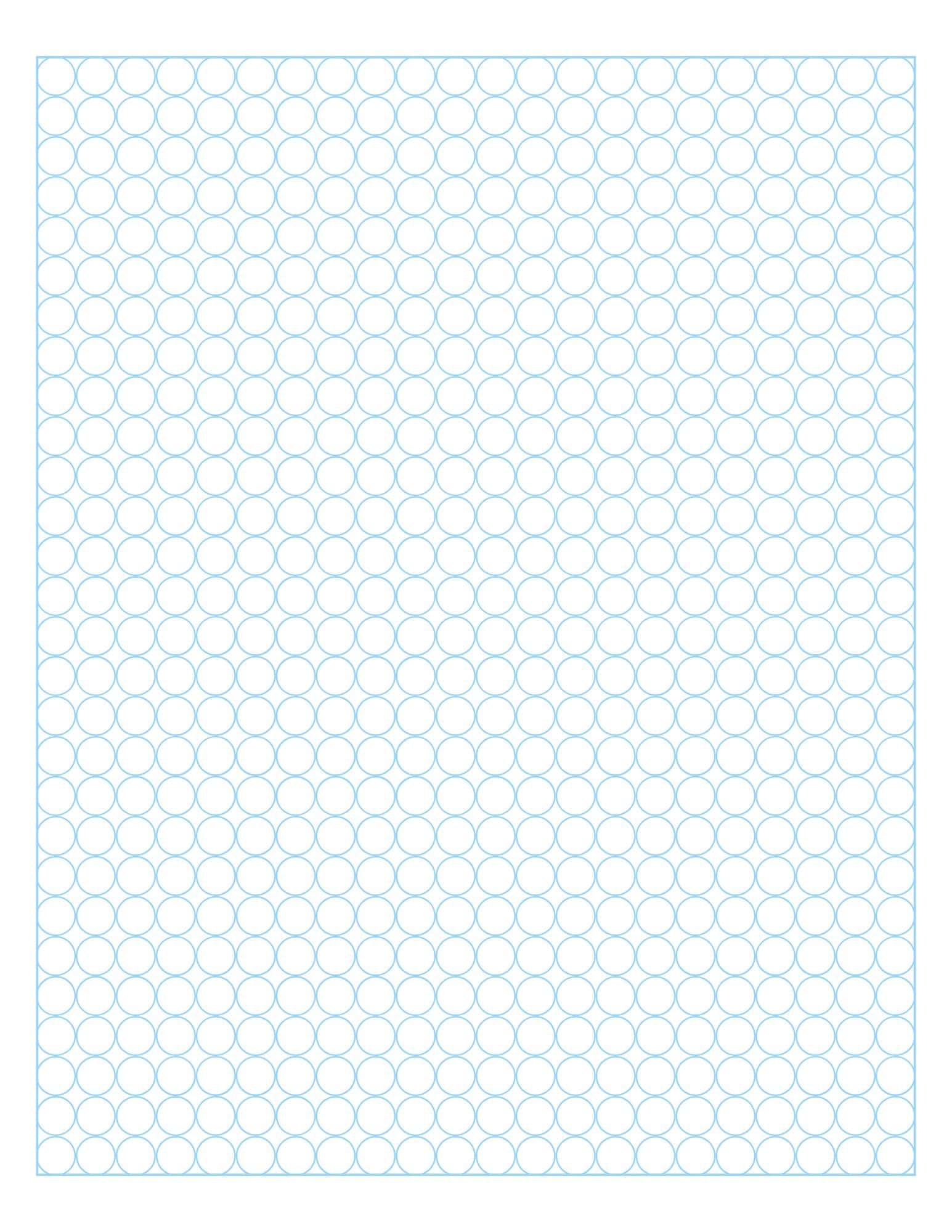 Circular Grid Paper Circle dot graph paper printable.