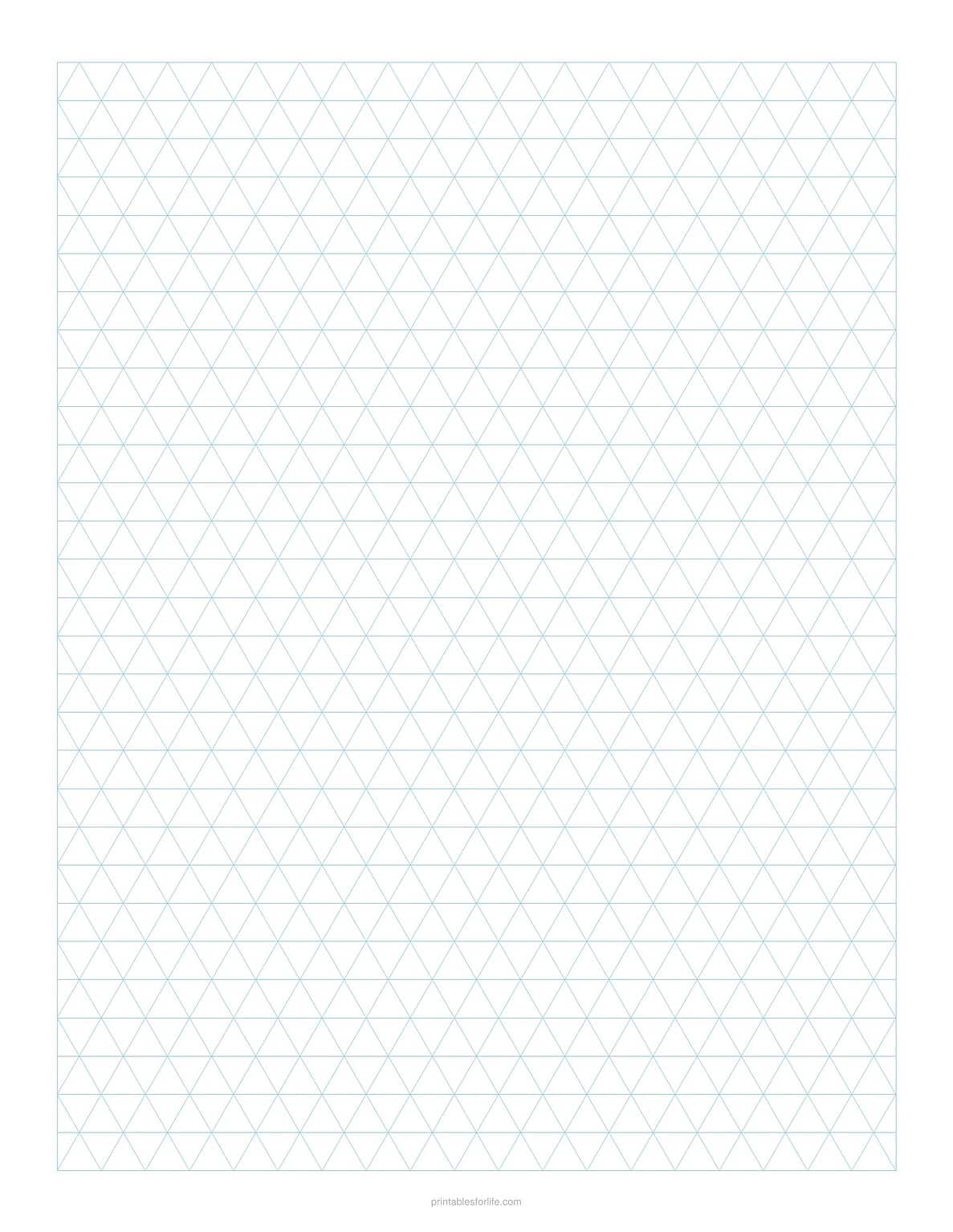 Point Grid Isometric Paper Isometric Graph Paper Free PDF (Solid & Dot Grid, 1/4