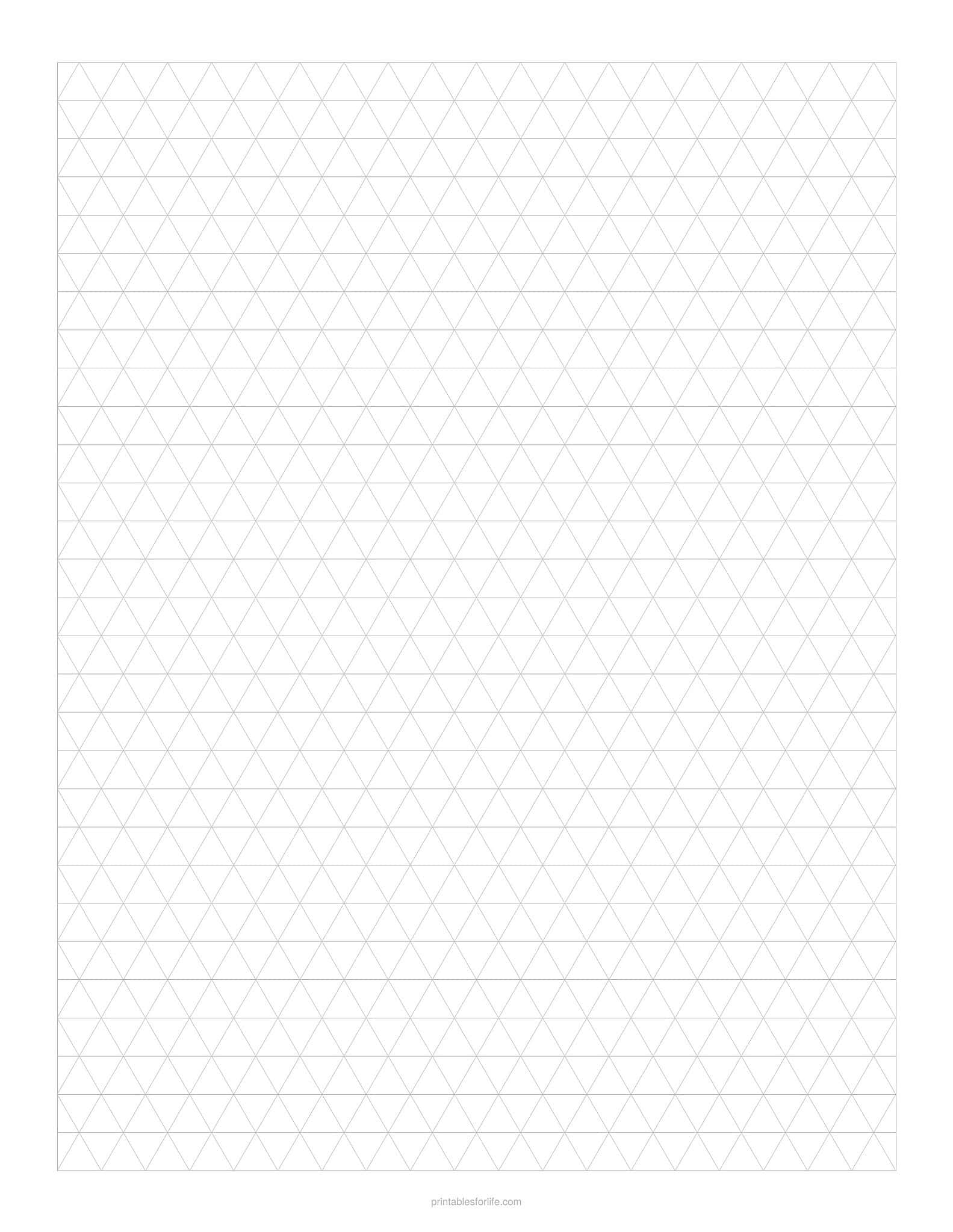 Point Grid Isometric Paper Isometric Graph Paper Free PDF (Solid & Dot Grid, 1/4