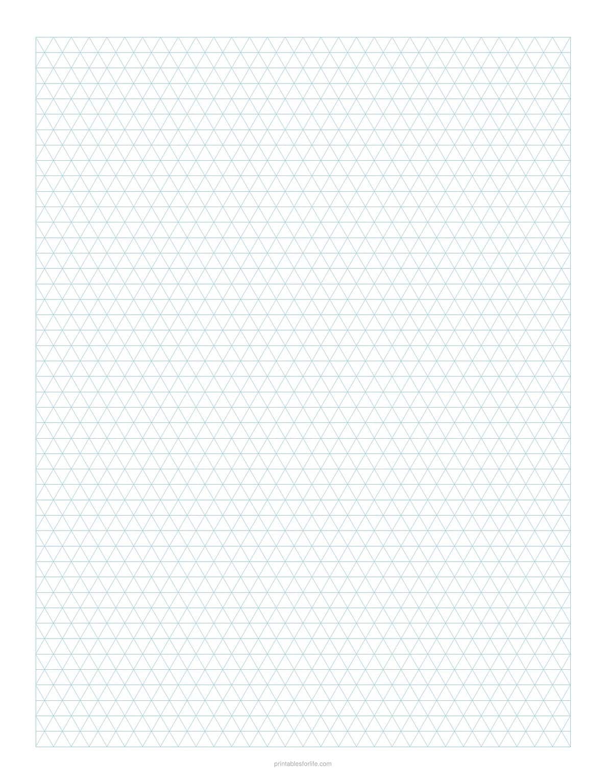 Point Grid Isometric Paper Isometric Graph Paper Free PDF (Solid & Dot Grid, 1/4
