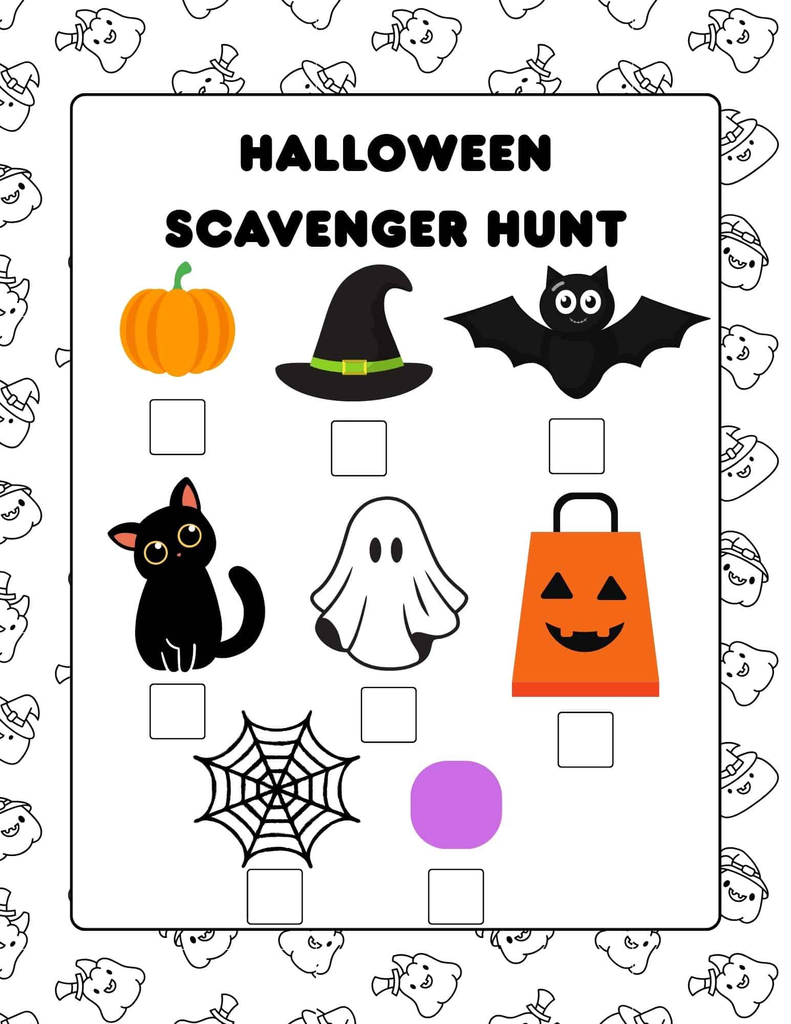 Kids in costumes trick-or-treating on Halloween night.