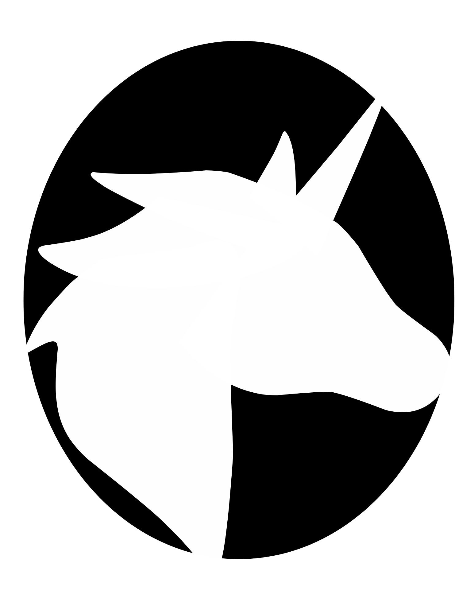 Abstract geometric symbol on white background.