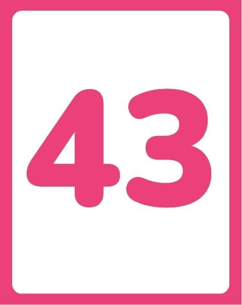 Number Flashcards 0–100 Without Words - page 2