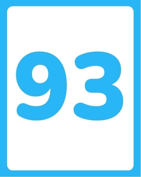 Number Flashcards 0–100 Without Words - page 9