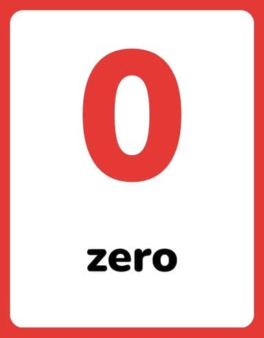 Number Flashcards 0–100 With Words - page 15