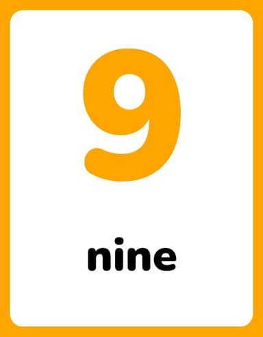 Number Flashcards 0–100 With Words - page 7
