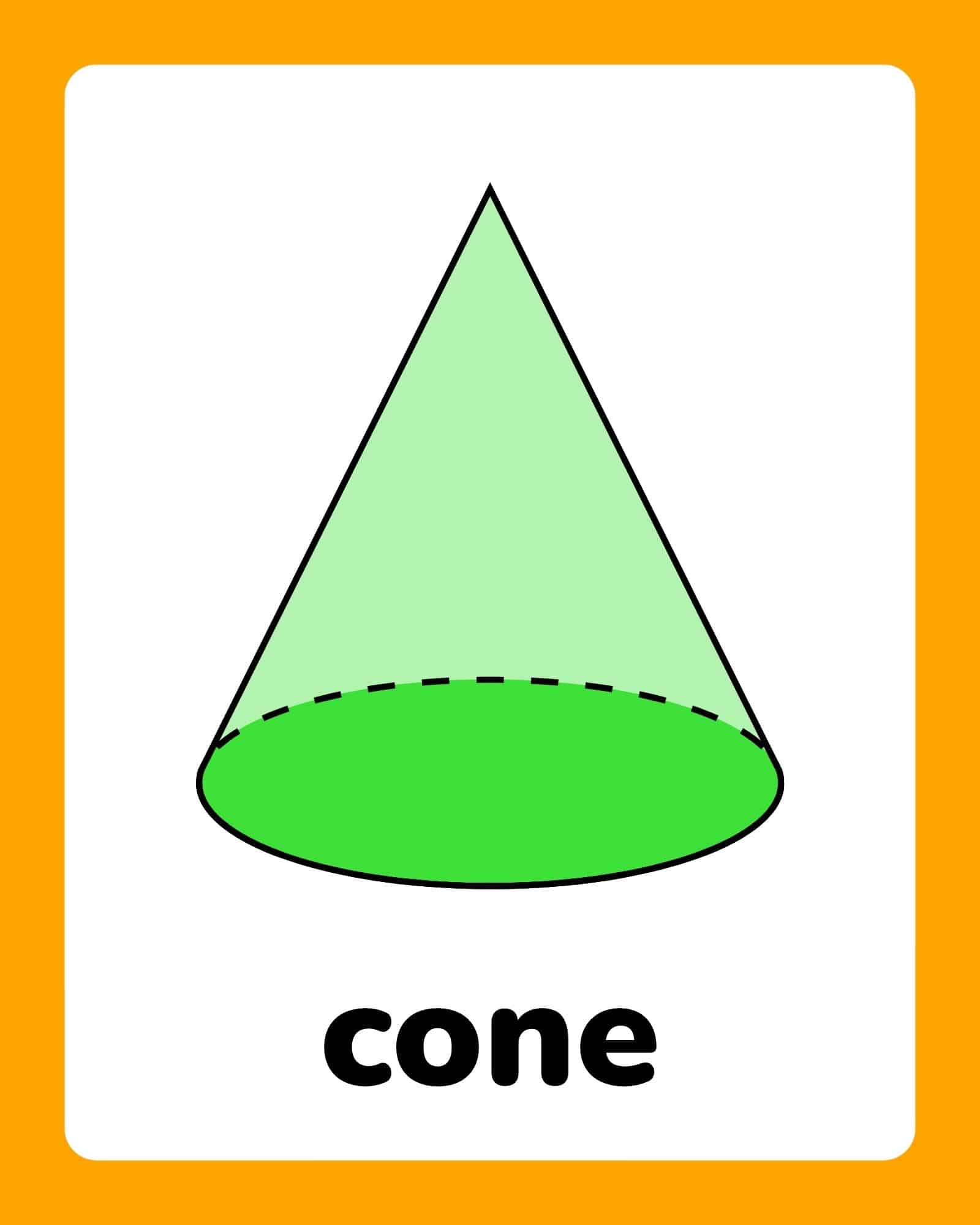 3D Shape Flashcards With Words - page 2