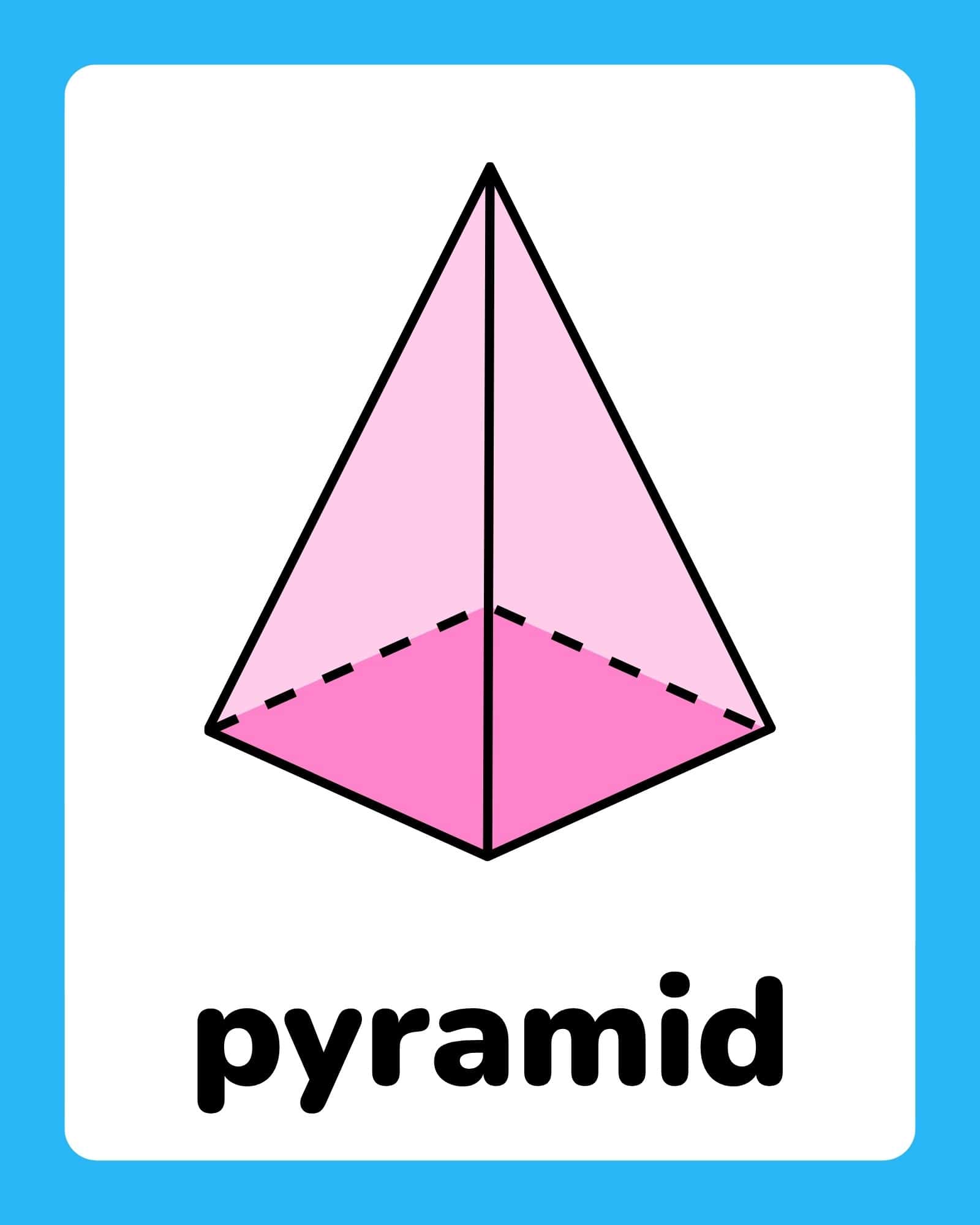 3D Shape Flashcards With Words - page 6